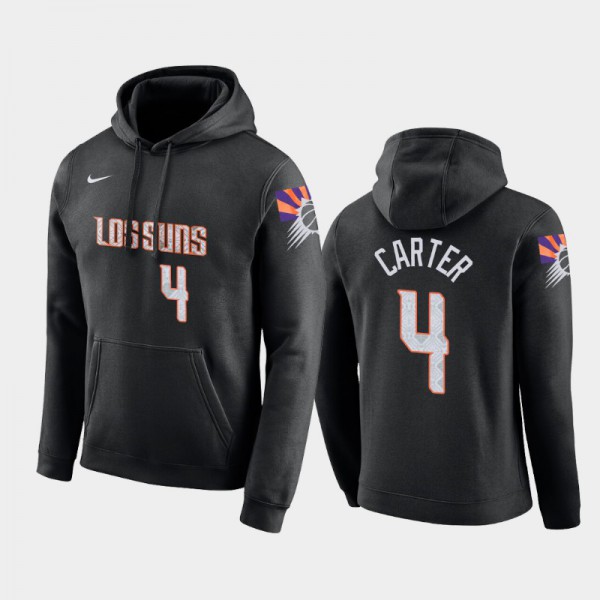 Jevon Carter Phoenix Suns #4 Men's City Pullover Hoodie - Black